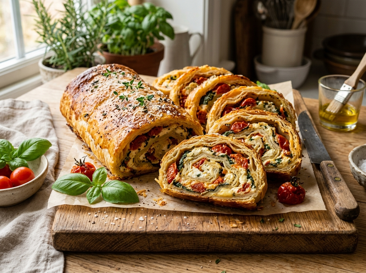 Rotolo di Ricotta & Pomodoro Gratinado